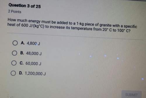 How much energy must be added to a 1-kg piece of granite?