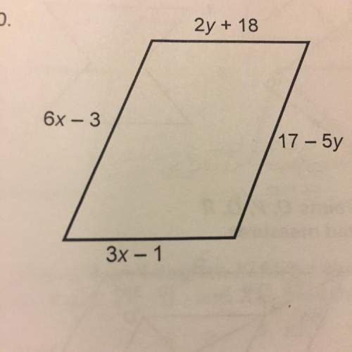 Can you solve this using systems of equations for the parallelogram?