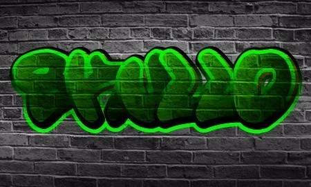 20  when making graffiti. what type of fade and drop would one use to make this image to have