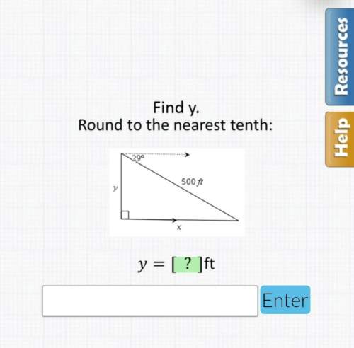 Trigonometry question! find y. round to the nearest tenth!