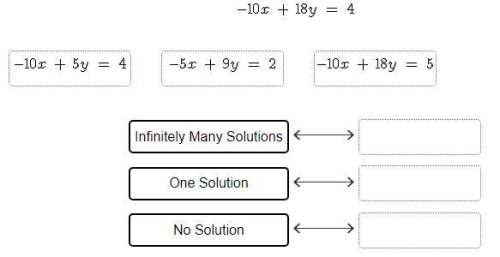 Choose an equation that when paired with the equation below, will create a system of equations with
