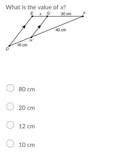 Find value of x  picture included