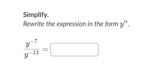 rewrite the expression in the form y^n