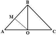 Given: ab ≅ bc , m∠moc = 135° om − angle bisector of ∠aob prove: ∠abo ≅ ∠cbo