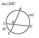 Find the measure of angle abc. round to one decimal place.