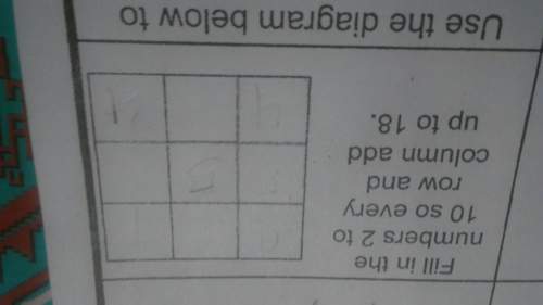 Fill in 2 to 10 so every row and column adds up to 18