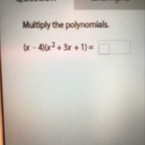 Multiply the polynomials. what is the answer?