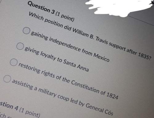 Which position did william b travis support after 1835 ?
