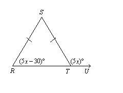 Find the value of x. the diagram is not to scale.  x=21 x=60 non