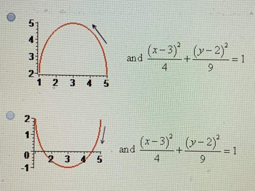 Rewrite the parametric equations in cartesian form. graph the curve; include an arrow to show the d