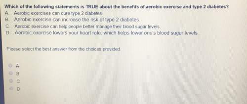 Which of the following statements is true about the benefits of aerobic exercise and type 2 diabetes