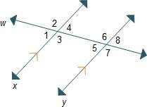 (me pls, 10th grade geometry) two parallel lines are crossed by a transversal. if m1 = 6