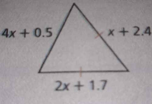 Find the side lengths of each triangle