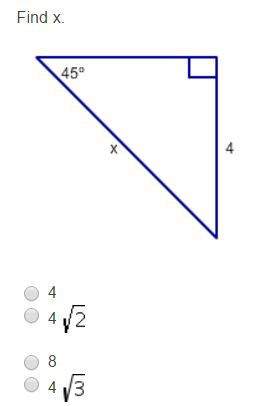 Find x. trianges. my question is attached.