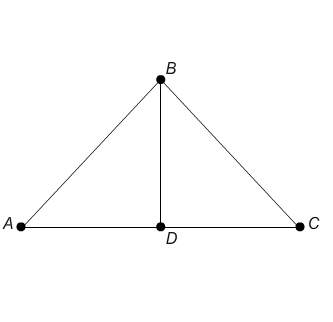 Segment bdsegment bd is a perpendicular bisector of segment acsegment ac . ad=8x−15ad=8x−15 and dc=5