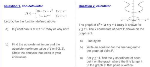 Ihave two ap calculus ab questions .