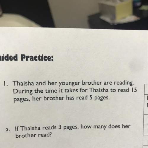 If thaisha reads 3 pages, how many does her brother read?