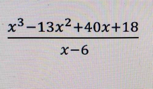 Divide, state your answer with a fraction for the remainder. !