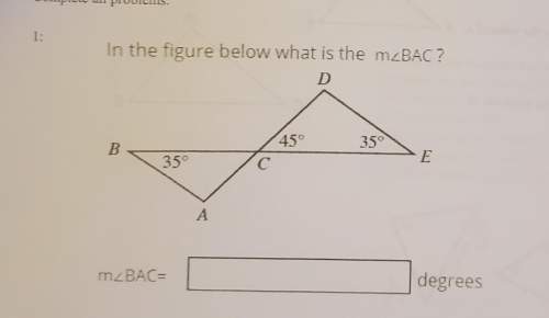 In the figure below what is the m/bac?