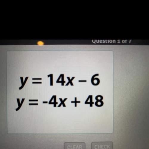The value of x to the system of equations