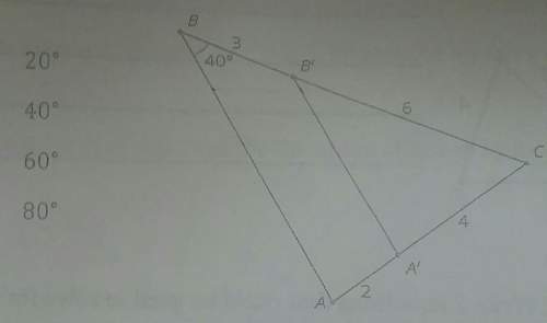 What is the measure of angle a' b' c'?