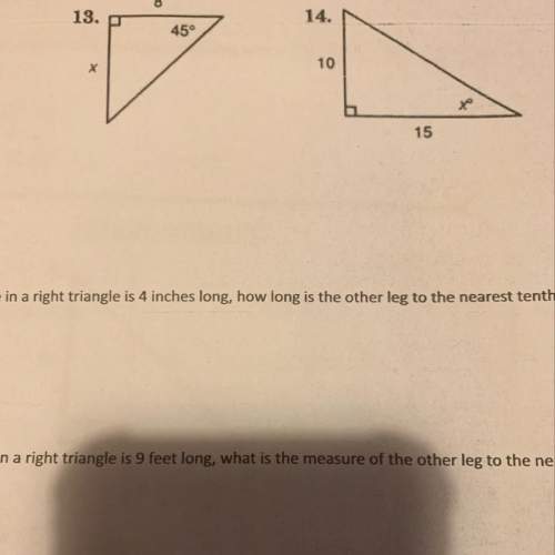 Ineed in finding the the value of x to the nearest tenth?