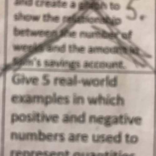 Give five real world examples in which positive and negative numbers are used to represent quantitie