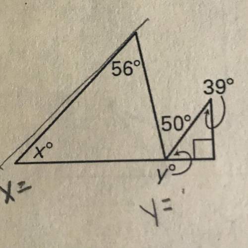 Fine the values of x and y on geometry
