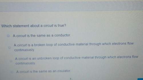 Which statement about a circuit is true?
