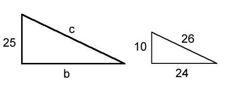 Using the similar figures below, find the missing values. show all work that leads to your answers.&lt;