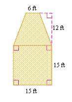 Jun plans to cover his patio with the dimensions shown below in bricks. each case of bricks covers 1