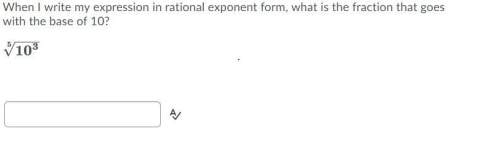 When i write my expression in rational exponent form, what is the fraction that goes with the base o