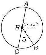 In circle "r" below, determine the length of arc ab if br = 5 units. a. 31.4 units b. 15