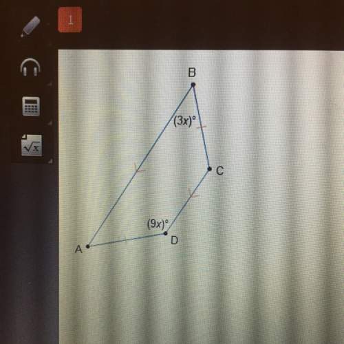 What is the value of x in trapezoid abcd