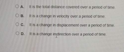 Which statement best explains acceleration?