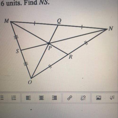 In the diagram np= 16 units find ns.