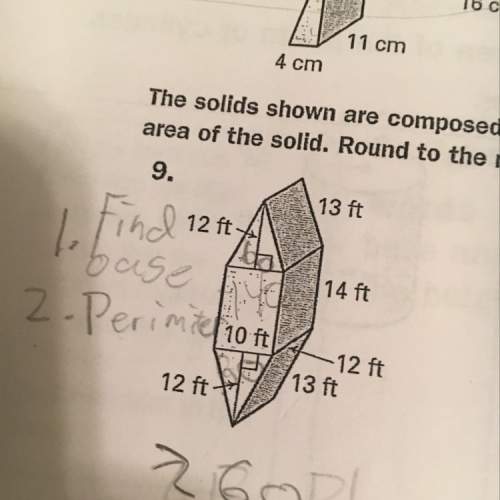 What's the surface area of the solid