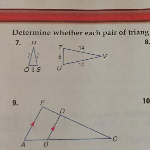 Determine whether each pair of triangles is similar