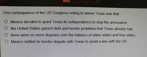 One consequence of us congress voting to annex texas was that