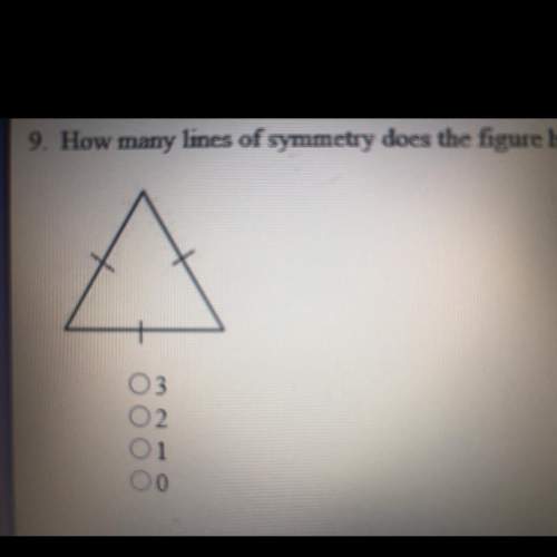 How many lines of symmetry does the figure have