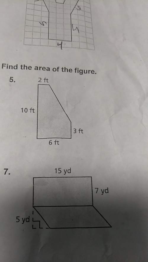 Ihave to find the area of the figure