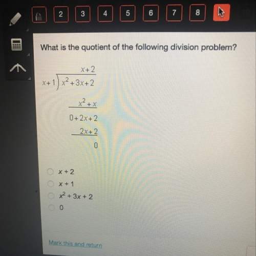 What is the quotient of the following division problem?