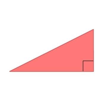 Which name correctly classifies this triangle? a. right b. obtuse c. acute