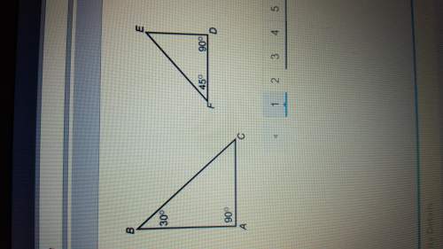 Which statement is true:  triangles abc and def  a. similar triangles
