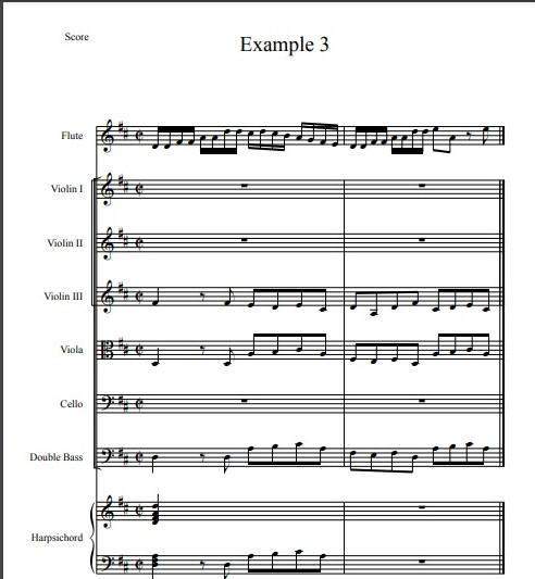 Score error example #39. in rehearsal, you notice that some performers are playing when