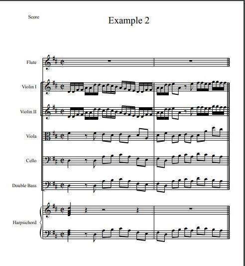 Score error example #28. in rehearsal, you notice that the piece sounds correct, but the