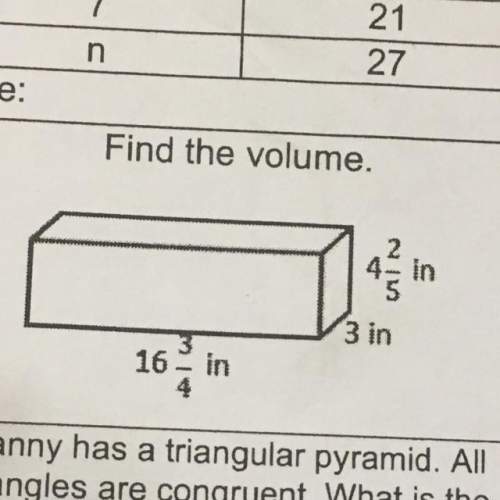 Find the volume will give extra points