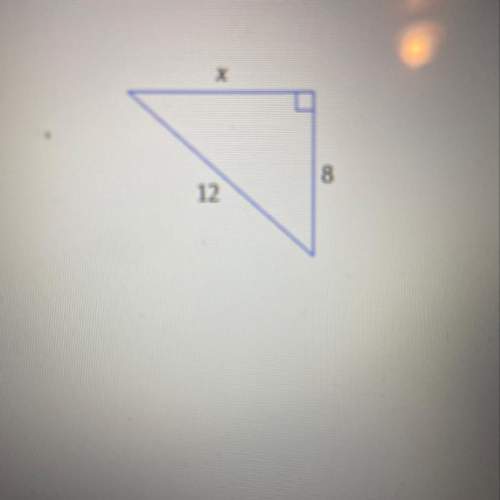 For the following right triangle, find the side length x. round your answer to the nearest hundredth