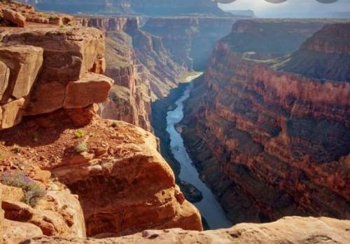 Briefly explain the current idea about how the Grand Canyon formed.