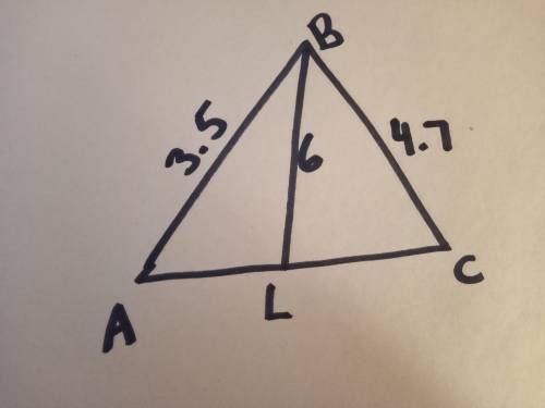 Construct a triangle ABC, in which BC= 4:7cm , LB = 6and AB + BC = 8.2cm